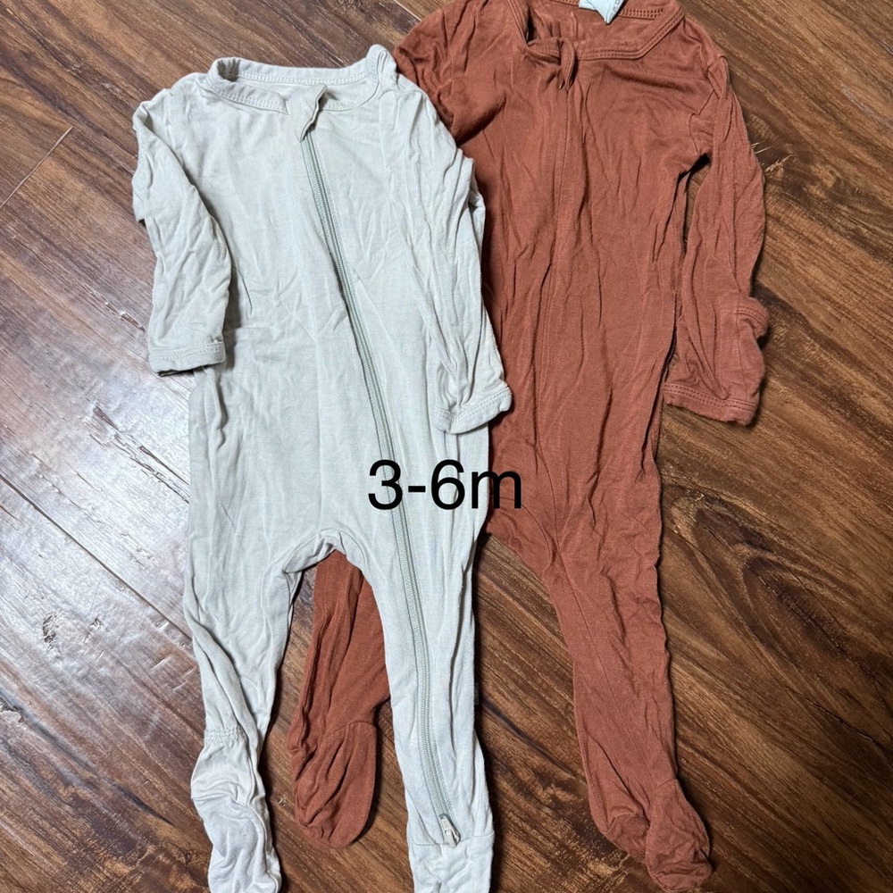 Kyte BABY Gray and Brown Pajama Sets for Comfort and Warmth